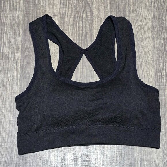 Other - Padded Seamless Sports Bra Yoga Top Comfy Crop Athletic Gym CutoutBack Brand New